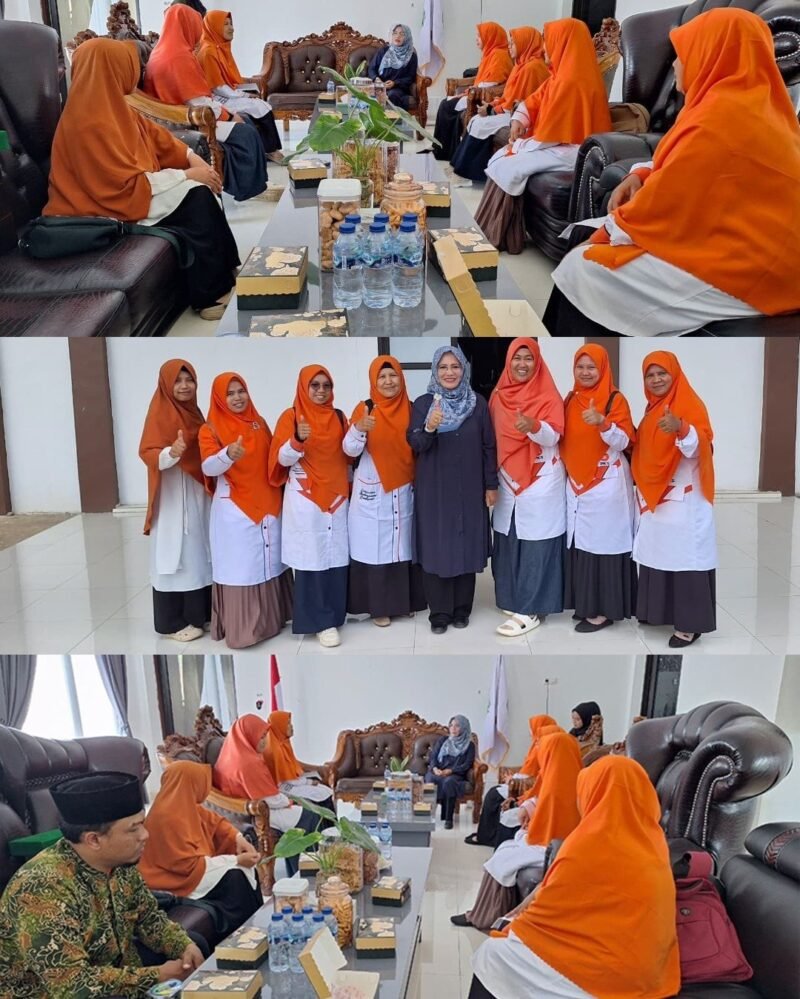 Bidang Perempuan dan Keluarga (BiPeKa) Partai Keadilan Sejahtera (PKS) Bengkulu Tengah melakukan silaturahim dengan Ketua Tim Penggerak PKK Bengkulu Tengah, Dr. S. Damarini Rachmat, S.KM, M.PH, Senin (3/11/25). (foto: dok PKS)