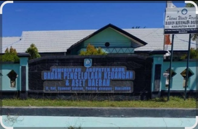 Kantor BPKAD Kabupaten Kaur (foto: Fraky Yudiansyahbengkulubarometer.com/)