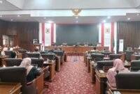 Rapat Paripurna DPRD Provinsi Bengkulu, pengesahan Perda APBD Provinsi Bengkulu tahun 2025, Jumat 28 November 2025