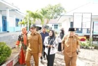 Walikota Dedy Wahyudi dan Wakil Walikota Bengkulu Rony Tobing, yang akan melakukan Upgrading Guru 