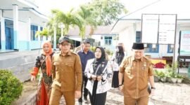 Walikota Dedy Wahyudi dan Wakil Walikota Bengkulu Rony Tobing, yang akan melakukan Upgrading Guru 