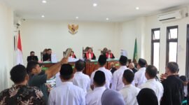 Sebanyak  15 saksi disumpah sebelum diminta keterangan disidang Korupsi Setwan Provinsi Bengkulu pada 10 Desember 2025.