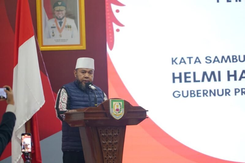 Gubeenur Bengkulu Helami Hasan, apresiasi Pengurus KONI tak terima gaji