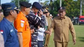 Pemprov Bengkulu menggelar Apel Siaga Bencana untuk mengantisipasi dampak Siklon Tropis 91S, termasuk hujan lebat, angin kencang, dan gelombang laut tinggi.

