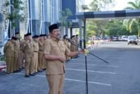 Apel Perdana 2026 Pemprov Bengkulu dipimpin Wakil Gubernur Mian menegaskan ASN harus meningkatkan kinerja dan fokus membantu rakyat.