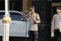 Kapolresta Bengkulu Kombes Pol Sudarno menekankan disiplin dan integritas personel saat apel perdana 2026 sebagai fondasi pelayanan publik.