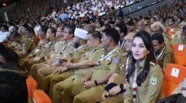 Gubernur Bengkulu Helmi Hasan menegaskan komitmen menjalankan program Presiden Prabowo dalam Rakornas di Bogor, termasuk Gerakan Indonesia ASRI dan penguatan pembangunan daerah.