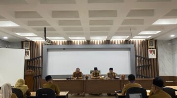 EVALUASI: sisten III Sekretariat Daerah Provinsi Bengkulu, Nandar Munadi, tegasakan kemungkinan dilakukan pergantian anggota dewan pengawas secara antarwaktu. (Selasa-14-04-2026)--FOTO: Handi//MBG.