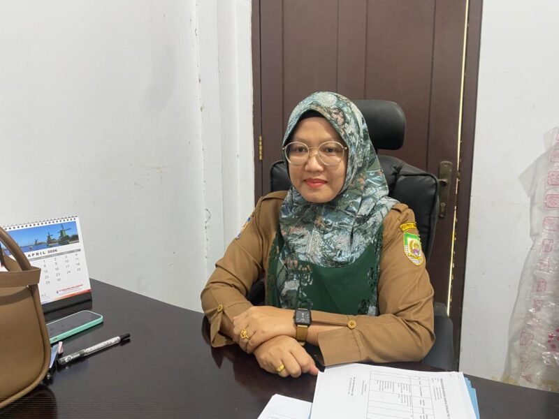 SAMPAIKAN: Kepala Bidang Kesehatan Hewan dan Kesehatan Veteriner Disnakkeswan Bengkulu, Indah Permatasari, menyatkan 5 Kabupaten jadi target utama Vaksinasi