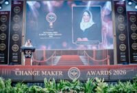 Destita Khairilisani raih Change Maker Awards 2026 atas komitmennya memperjuangkan kebijakan kesehatan dan pemerataan layanan medis bagi masyarakat Bengkulu.