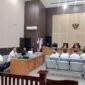 TUNTUTAN: Sidang lanjutan kasus Korupsi Tembang Batu Bara dengan agenda tuntutan 12 terdakwa pada Rabu-13- April-2024 di Pengadilan Negeri Bengkulu. FOTO--WINDI//MBG.