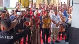 TIBA: Kajati Bengkulu Saiful Bahri Siregar tiba di Bengkulu disambut Forkopimda. Kamis-30-04-2026.-- FOTO//WINDI.