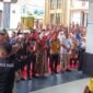 TIBA: Kajati Bengkulu Saiful Bahri Siregar tiba di Bengkulu disambut Forkopimda. Kamis-30-04-2026.-- FOTO//WINDI.