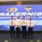 Ditreskrimsus Polda Bengkulu meraih penghargaan peringkat pertama nasional kategori penyelesaian perkara Tipidkor 2025 dari Kortastipidkor Polri dalam Rakernis Polri 2026 di Jakarta.
