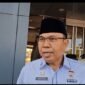 SAMPAIKAN: Sisten I Setda Provinsi Bengkulu, Khairil Anwar, menyatkan Pemprov Bengkulu menggagas pemindahan makam Pahlawan Nasional Fatmawati Soekarno ke Bengkulu. Kawasan makam direncanakan menjadi wisata religi dan simbol nasional baru di Bengkulu. (RABU-06-05-2026)-- FOTO: HANDI//MBG