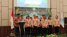 PELANTIKAN: MAPEL Bengkulu resmi dilantik dan siap mengawal isu kerusakan lingkungan serta pemulihan ekologis. Organisasi ini akan fokus pada restorasi DAS, penghijauan dan edukasi lingkungan masyarakat. (SENIN-18-05-2026)-- FOTO: HANDI//MBG.