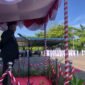 Wakil Wali Kota Bengkulu Ronny PL Tobing marah saat upacara Harkitnas ke-118 setelah mendapati sejumlah ASN tidak berada di barisan dan memilih berteduh di belakang peserta. (RABU-20-05-2026)-- FOTO: HANDI//MBG.