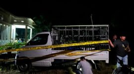 Satreskrim Polres Mukomuko menggerebek arena judi sabung ayam di Desa Pauh Terenja. Dua orang ditetapkan sebagai tersangka bersama sejumlah barang bukti. (KAMIS-21-05-2026)-- FOTO: IST//MBG.