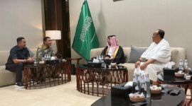 Wakapolri Komjen Dedi Prasetyo bertemu otoritas keamanan Arab Saudi untuk memperkuat perlindungan jemaah haji Indonesia menjelang puncak haji 2026.