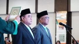 Pelantikan Dirut Bank Benngkulu Iswahyudi dan Aprikie Putra Wijaya sebagai Komisaris Independen