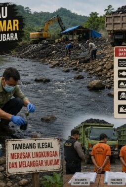 Sungai Lemau Diduga Tercemar, Aktivitas Tambang Batu Bara Ilegal Kembali Jadi Sorotan