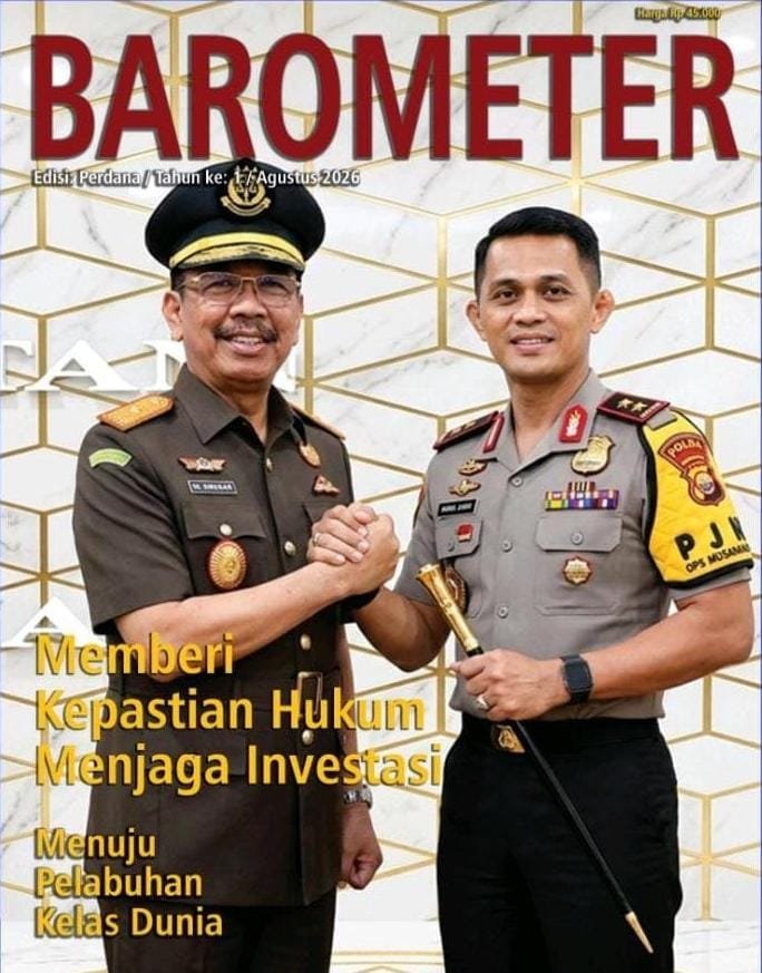 Majalah Barometer resmi terbit perdana pada 1 Agustus 2026. Mengusung jurnalisme mendalam, akurat, dan berimbang, majalah ini terbit setiap bulan