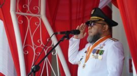 HUT RI ke-81, Helmi Hasan, Gubernur Bengkulu, HUT Kemerdekaan RI, Pemprov Bengkulu, Paskibraka Bengkulu, Balai Raya Semarak, Infrastruktur Bengkulu, Persatuan Indonesia