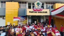 DPD Partai Golkar Provinsi Bengkulu merayakan HUT ke-81 RI bersama masyarakat sekaligus memperkuat gagasan kantor Golkar sebagai rumah aspirasi warga.
