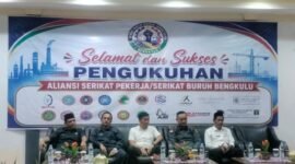 Aliansi Serikat Pekerja/Serikat Buruh Bengkulu resmi dikukuhkan. Peningkatan upah bongkar muat dan perlindungan hak pekerja menjadi agenda utama perjuangan.