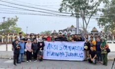 Jurnalis Bengkulu Gelar Aksi Solidaritas, Desak Basarnas Perpanjang Pencarian Lima Wartawan Hilang di Selat Sunda