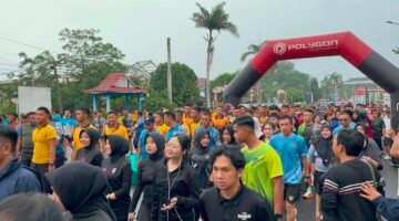 2.500 Peserta Ramaikan Fun Run HUT ke-81 TNI di Bengkulu