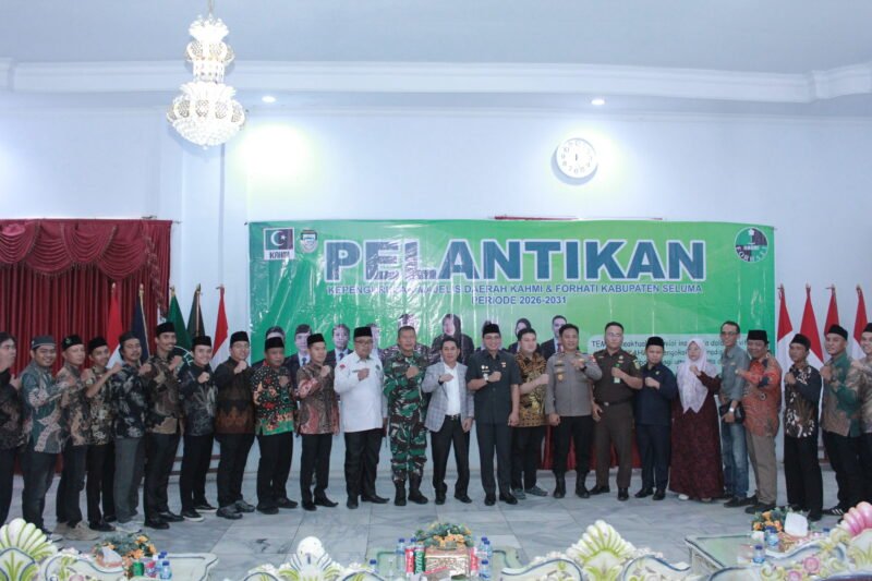 KAHMI dan FORHATI Kabupaten Seluma periode 2026-2030 resmi dilantik. Bupati Teddy Rahman mengajak kepengurusan baru berkolaborasi membangun Seluma.